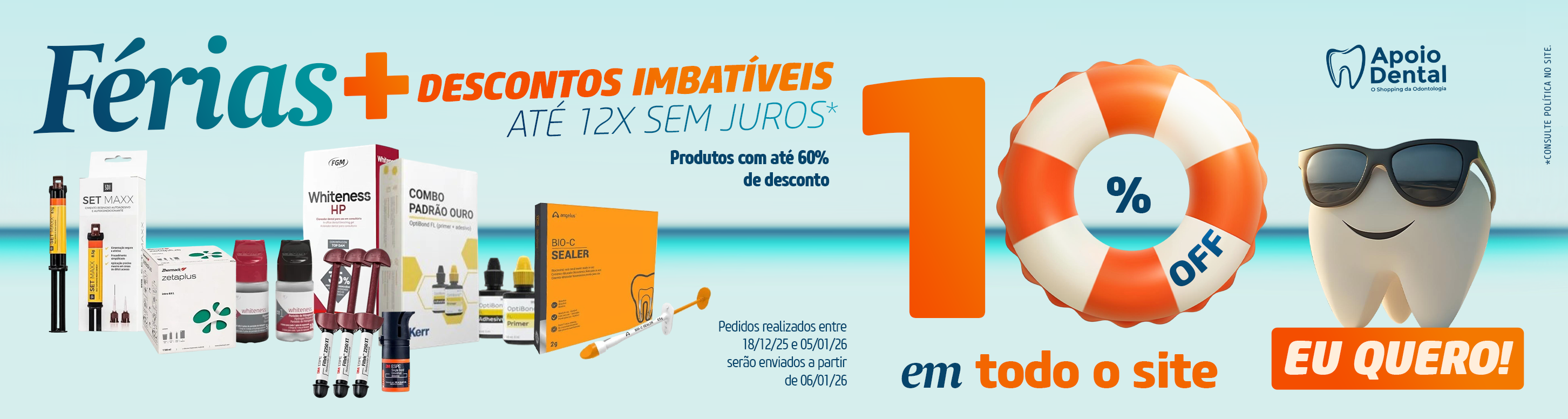 Apoio Dental - Produtos Odontológicos banner