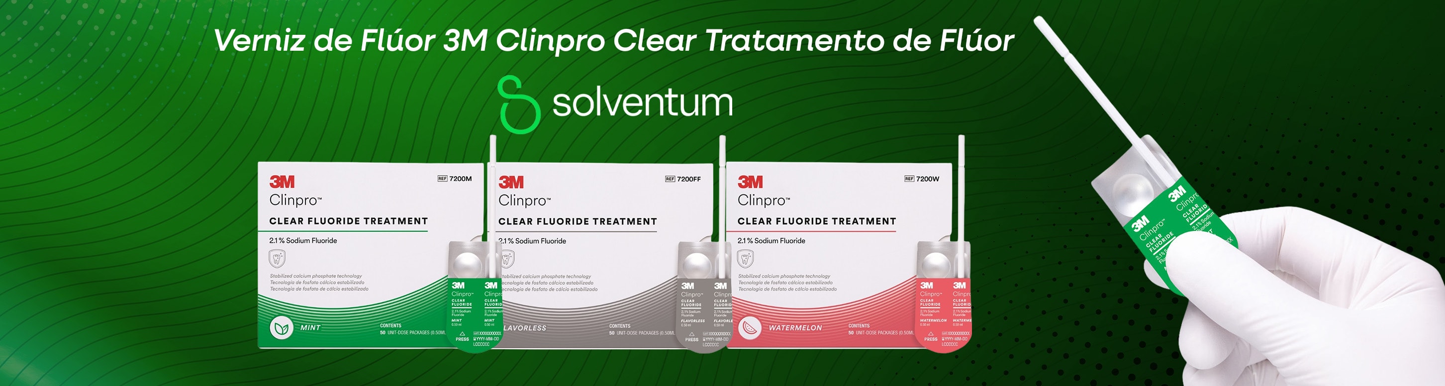 Verniz de Flúor 3M Clinpro Clear Tratamento de Flúor - Solventum