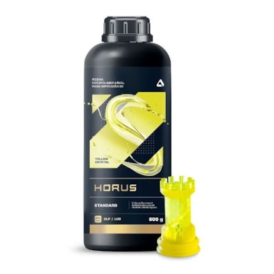 20130500 RESINA 3D HORUS STANDARD YELLOW CRYSTAL 500g