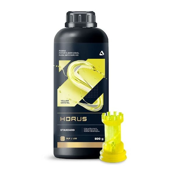20130500 RESINA 3D HORUS STANDARD YELLOW CRYSTAL 500g