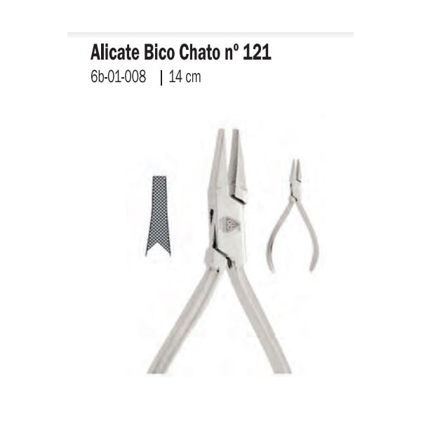 ALICATE 6B 121 BICO CHATO 14cm