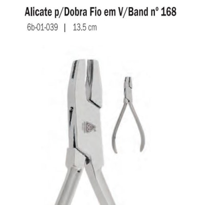 ALICATE 6B 168 DOBRADOR FIO EM "V" 13,5cm