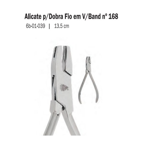 ALICATE 6B 168 DOBRADOR FIO EM "V" 13,5cm