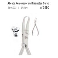 ALICATE 6B 346C REMOVEDOR BRAQUETE 14,5cm Curvo