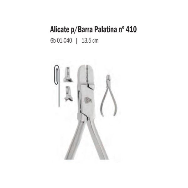 ALICATE 6B 410 BARRA PALATINA 13,5cm