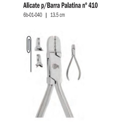 Alicate Ortodontico Barra Palatina 410 - 6B Invent