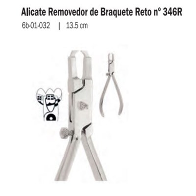 Alicate Ortodôntico Removedor Braquete 346R - 6B Invent