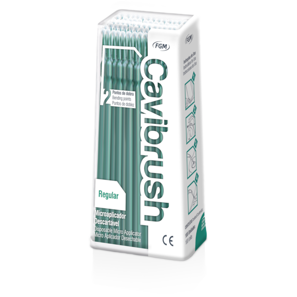 APLICADOR CAVIBRUSH FGM C/ 100 VERDE (REGULAR)