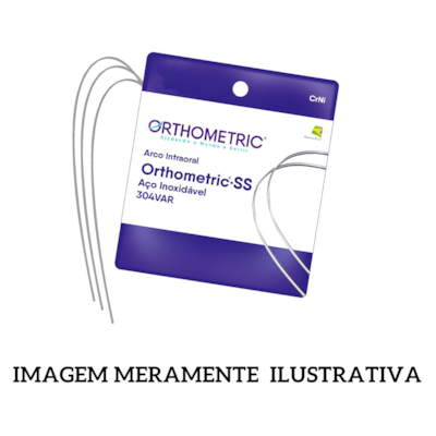 Arco de Aço SS Retangular Superior 19x25 (51602519) - Orthometric