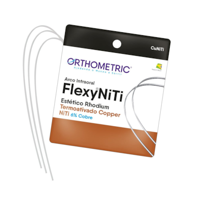 Arco Flexy NiTi Copper ALX Esthetic Retangular Superior - Orthometric