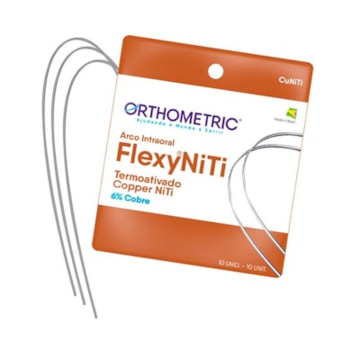 Arco Flexy NiTi Copper ALX Esthetic RP Retangular Inferior 16x22 (52481216) - Orthometric