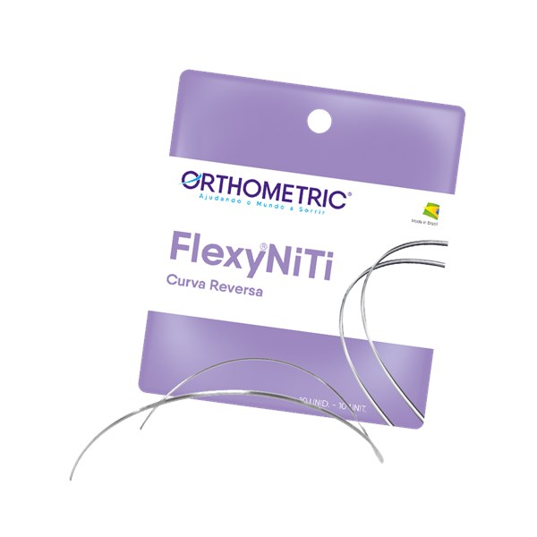 Arco Flexy Niti Curva Reversa Retangular - Orthometric