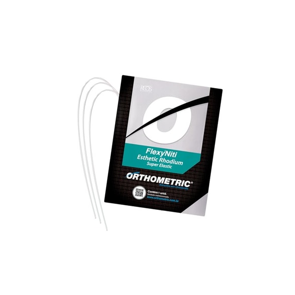 Arco Flexy Niti Esthetic Rhodium Redondo Superior 018 (51152018) - Orthometric