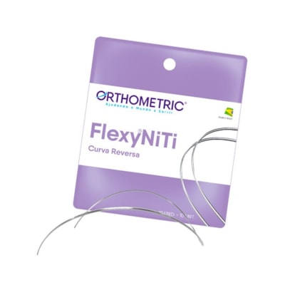 Arco Flexy NiTi Reverse Curve Retangular Inferior 17x25 (52182517) - Orthometric