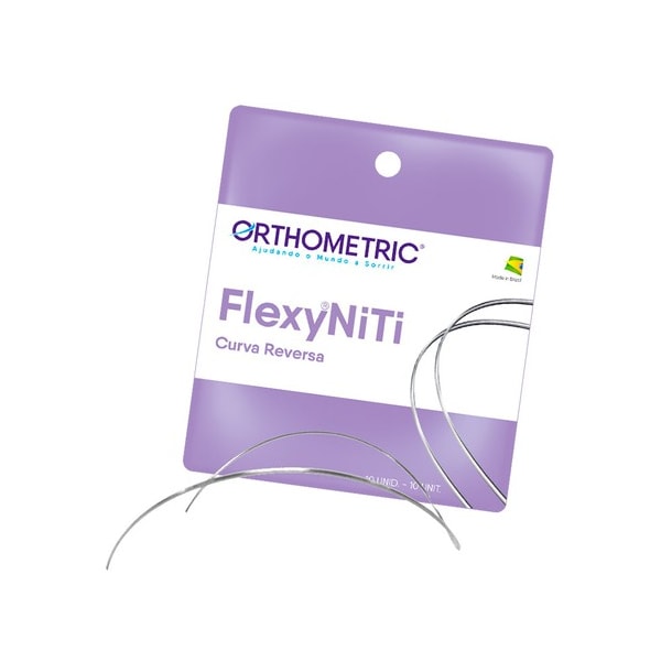 Arco Flexy NiTi Reverse Curve Retangular Superior - Orthometric