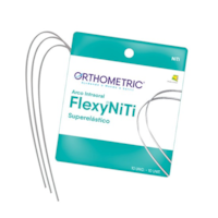 Arco Flexy NiTi Super-Elastic ALX Quadrado Inferior - Orthometric