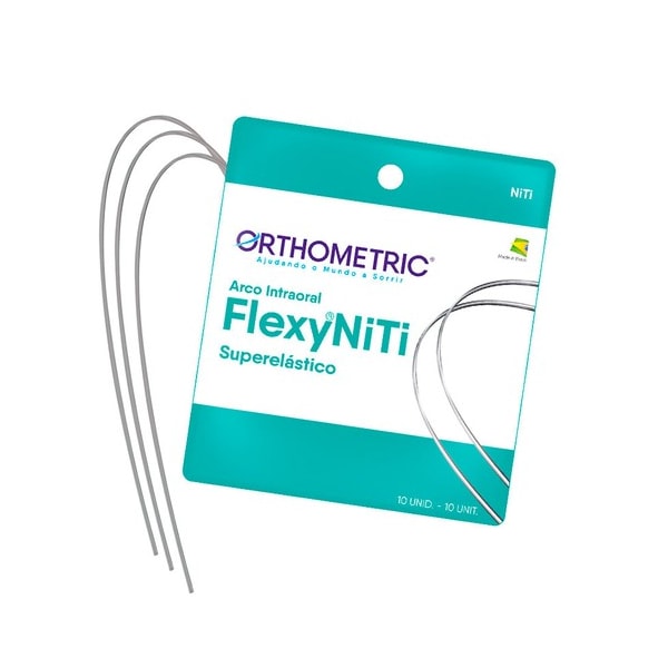 Arco Flexy NiTi Superelástico ALX Esthetic Redondo Superior - Orthometric