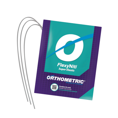 Arco Flexy NiTi Superelástico Quadrado Superior 16x16 (51102116) - Orthometric