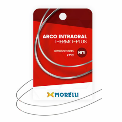 Arco Intraoral Thermo-Plus Grande NiTi - Redondo Ø0,40mm (.016") - Morelli