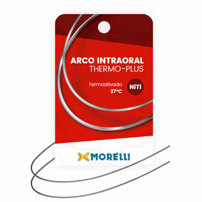 Arco Intraoral Thermo-Plus Grande NiTi - Retangular 0,45x0,63mm (.018"x.025") - Morelli