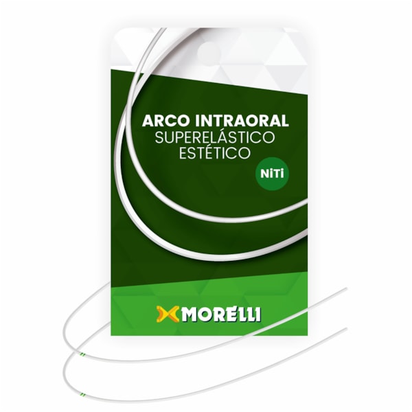 Arco Niti Estético Retangular M - 19x25 (5072037) - Morelli