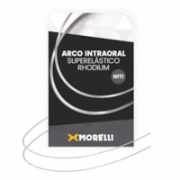 Arco Niti Estético Rhodium Superelástico Redondo M - 018 (5070138) - Morelli