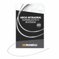 Arco Niti Estético Rhodium Superelástico Retangular M - 19x25 (5072137) - Morelli