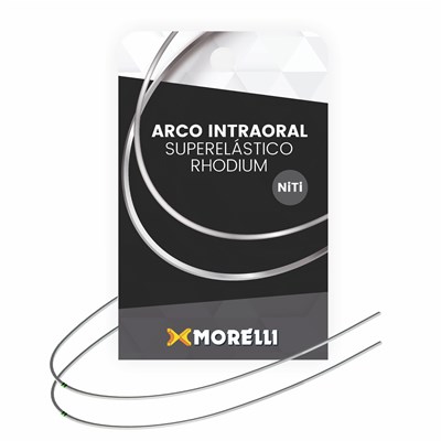 Arco Niti Estético Rhodium Superelástico Retangular - Morelli