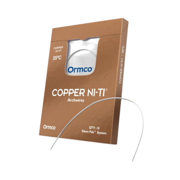 Arco NiTi Orthos Termoativado Copper 016x022 Superior Pequeno - Ormco
