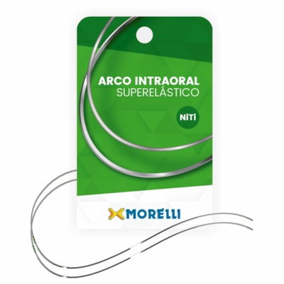 Arco Niti Superelástico Curva Reversa Spee Quadrado 16x16 - Morelli