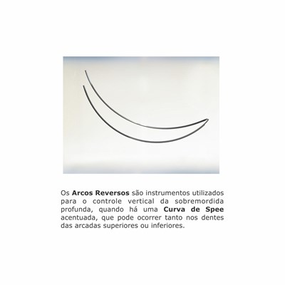 Arco Niti Superelástico Curva Reversa Spee Retangular - Morelli