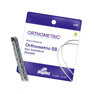 Arco SS Braided Retangular Inferior - Orthometric