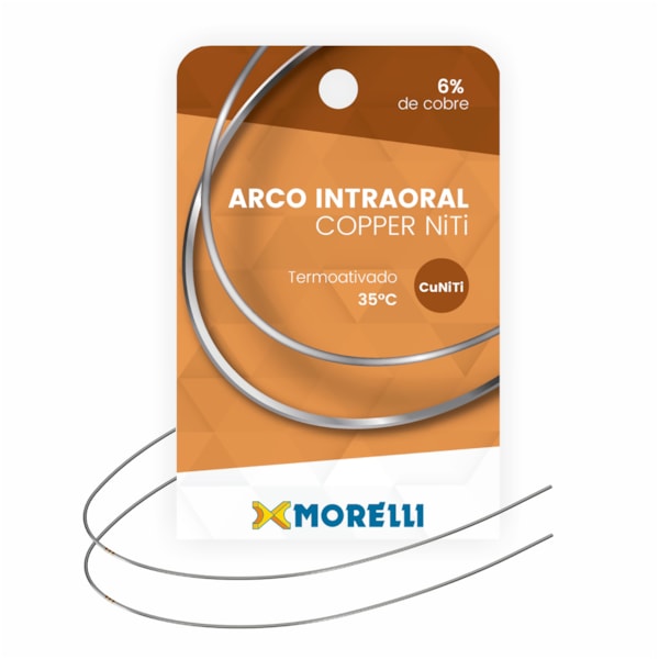 Arco Termoativado Copper Niti Redondo Inferior 018 (5070152) - Morelli