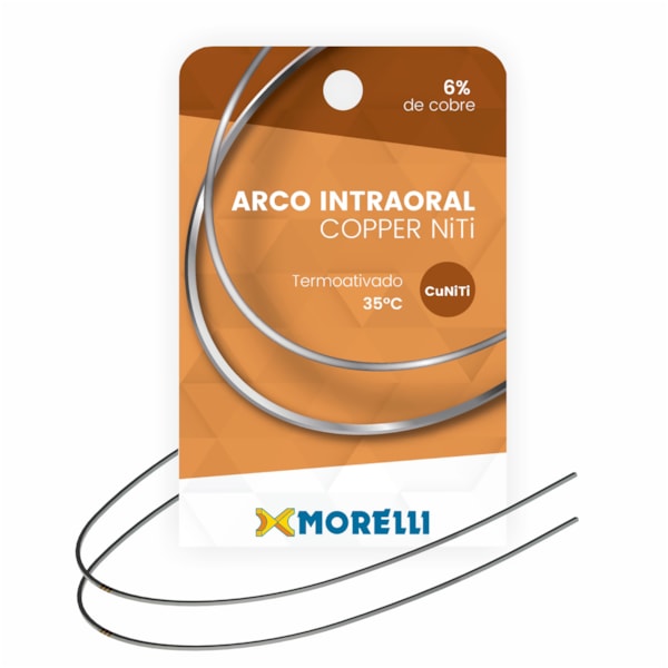 Arco Termoativado Copper Niti Retangular Inferior 19x25 (5072154) - Morelli