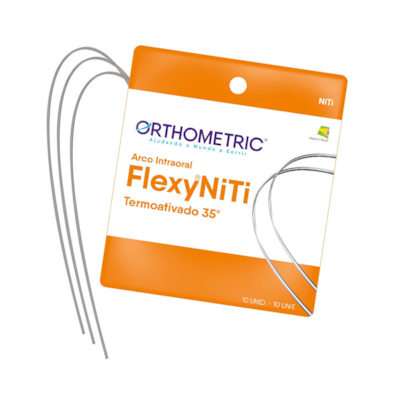 Arco Termoativado Flexy NiTi Thermal 35° RetangularI 016x022 - Orthometric