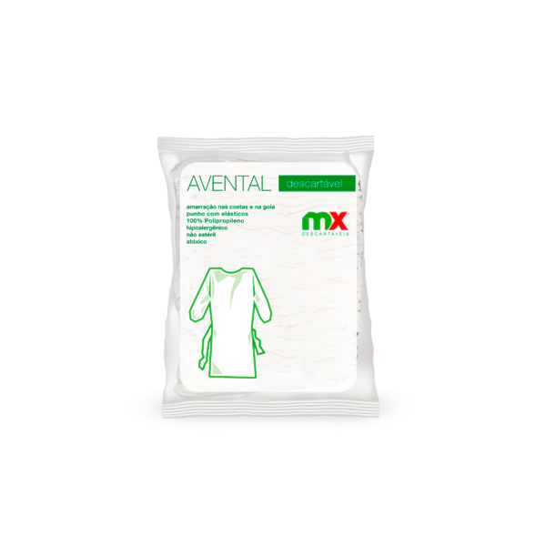 AVENTAL DESCARTAVEL  MAXIMA CV TNT C/10  (S) BRANCO 20g