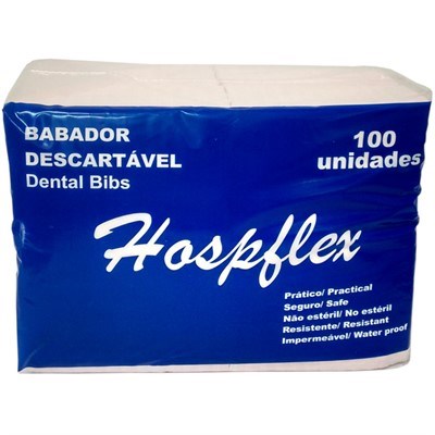 Babador Impermeável Descartável - Hospflex