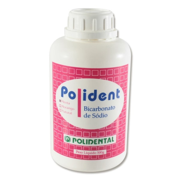 BICARBONATO POLIDENT 500G MORANGO