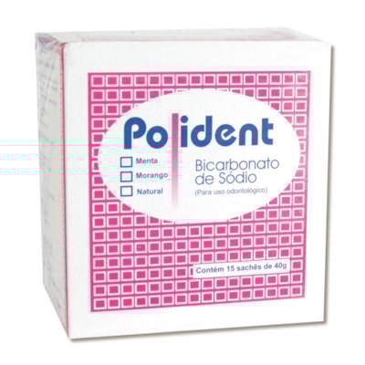 BICARBONATO POLIDENT C/15  40G MORANGO