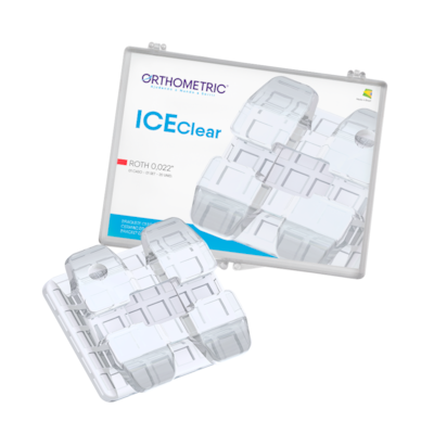 Bráquete Cerâmico Ice Clear Roth 022 Kit - Orthometric