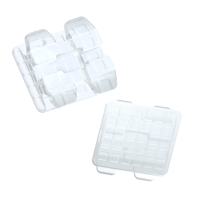 Bráquete Cerâmico Ice Clear Roth 022 Kit - Orthometric