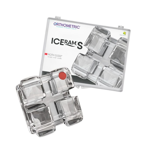 Bráquete Cerâmico Iceram-S Roth Slot 022 - Orthometric