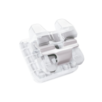 Bráquete Cerâmico Orthometric Ice SLB MBT Slot 022 1 Unidade - Orthometric