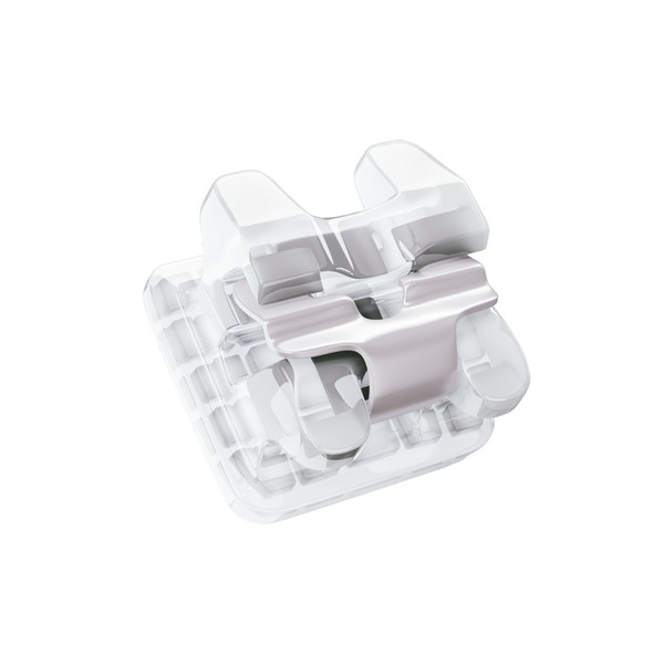 Bráquete Cerâmico Orthometric Ice SLB MBT Slot 022 1 Unidade - Orthometric