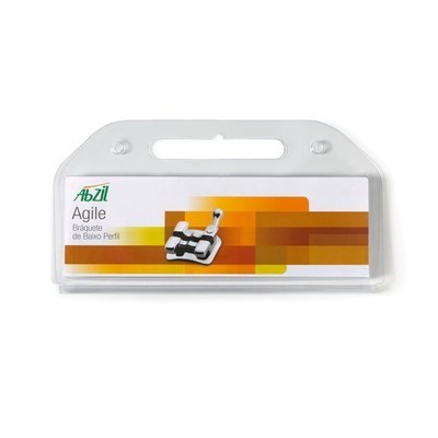 Bráquete de Aço Agile Mini Roth 022 Kit 1 Caso 3M - Abzil
