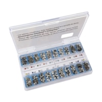 Bráquete de Aço Roth Light 9° 022 Kit 10 Casos com Gancho - Morelli