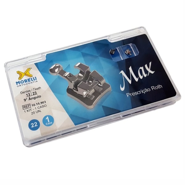 Bráquete de Aço Roth Max 9° 022 Kit 1 Caso com Gancho Morelli - Morelli