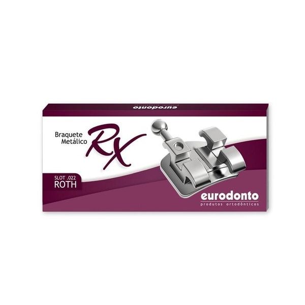 Bráquete de Aço RX Roth 022 (01 Caso) - Eurodonto