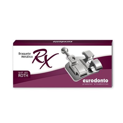 Bráquete de Aço RX Roth 022 (01 Caso) - Eurodonto