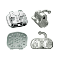 Bráquete Metálico Advanced Series Mbt 0.022" 1 Caso 6x6 - Orthometric
